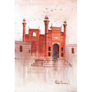 Abdul Hameed, 12 x 18 inch, Acrylic on Canvas, AC-ADHD-181